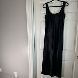 Vintage Cattiva New York Made in U.S.A. Long Black Maxi Dress Size 12